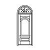 4-Panel with shelf door with 5-Lite half-round top transom
Panel- Raised & flat
Glazing- SDL half-round top 4-Panel with shelf door with 5-Lite half-round top transom
Panel- Raised & flat
Glazing- SDL half-round top
