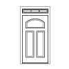 3-panel door with 3-lite transom
Panel- Raised
Glazing- IG 3-panel door with 3-lite transom
Panel- Raised
Glazing- IG